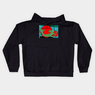 Christmas Mermaid - Greek Kids Hoodie